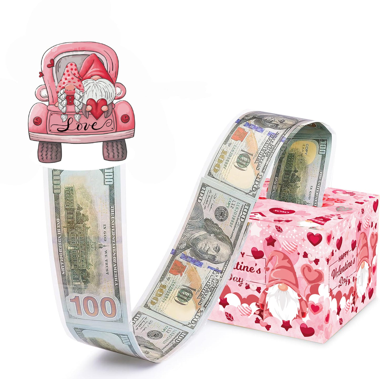 Boîte Surprise pour la saint-valentin, cadeau Explosion, création de l'enveloppe la plus interactive, rebond créatif, boîte à monnaie en papier pliable, bricolage