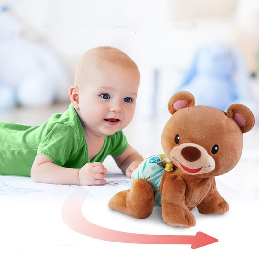 Aprende a gatear Guía del oso Boo Gatear juguetes para bebés