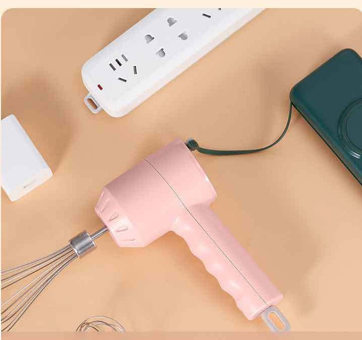 Mini batteur à œufs électrique sans fil Portable, mélangeur alimentaire portatif, Rechargeable par USB, mousseur à lait, mélangeur à 3 vitesses pour crème et gâteau