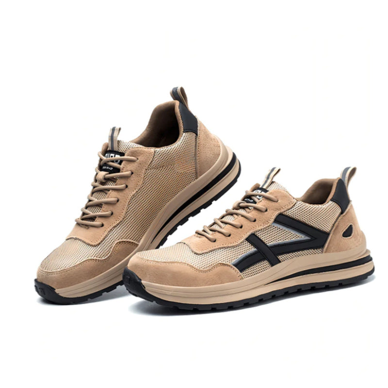 Chaussures de protection du travail anti-écrasement et anti-pénétration pour hommes