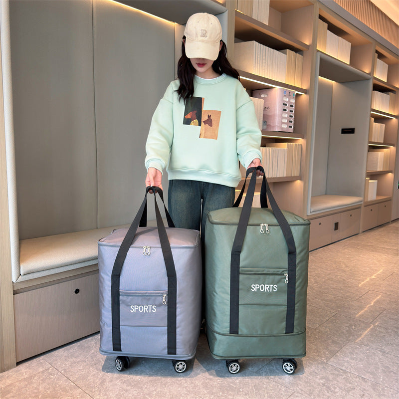 Sac de rangement d'extension de grande capacité à roue universelle amovible