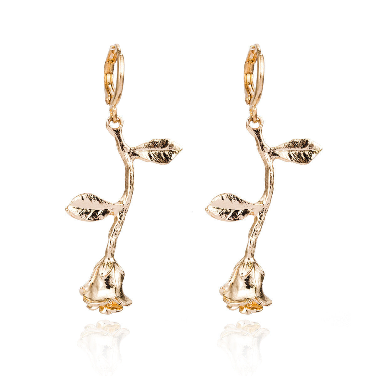 Mini Shell Rose Star Earrings