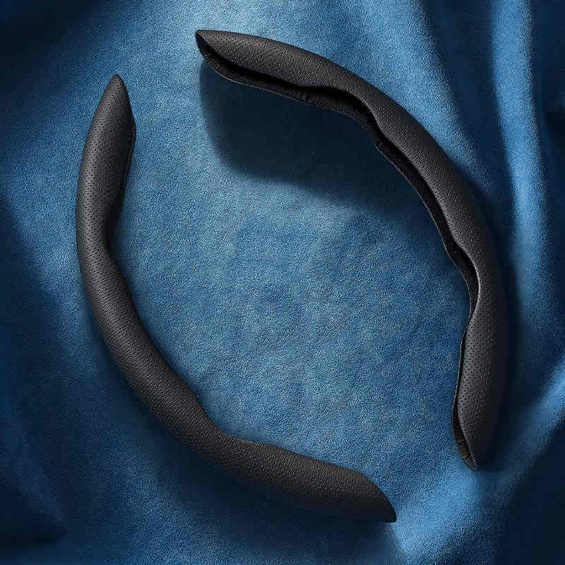 Housse de volant de voiture en daim, Ultra-fine, absorbant la sueur, antidérapante, été