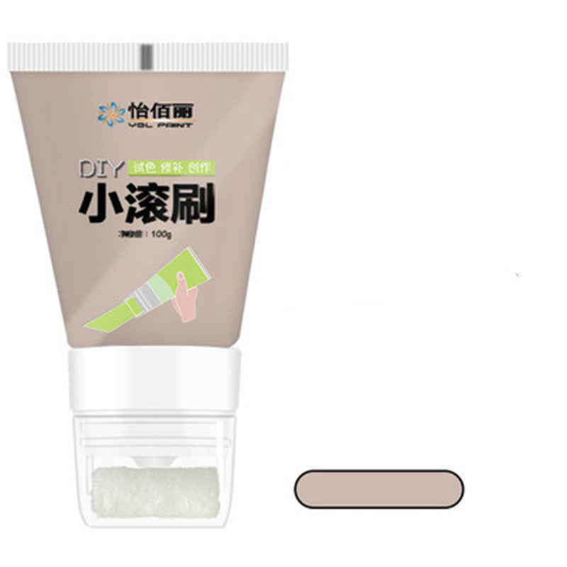 Cepillo Rodante Pintura De Látex Reparación De Pintura De Pared Pasta De Pared Con Rodillos Juego De Cepillos Pintura De Látex Blanca Parche Pasta De Pared Cubierta De Graffiti Renovación De Paredes