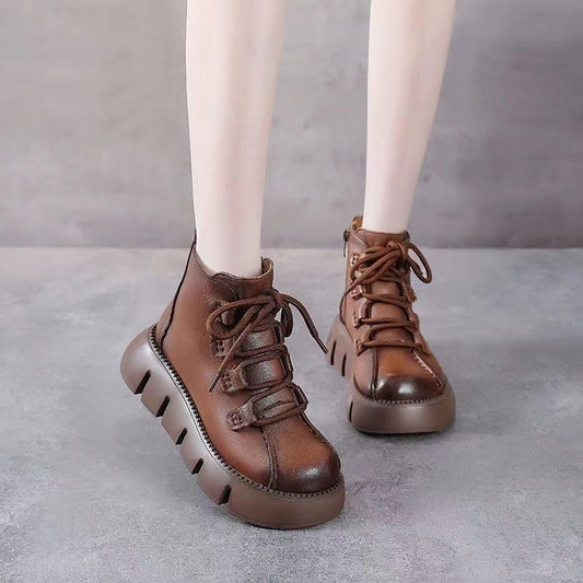 Bottes de neige épaisses Muffin pour femmes, doublées de polaire