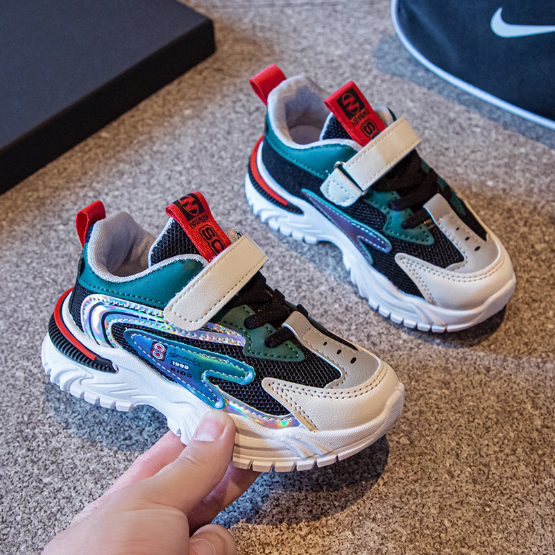 Chaussures de course respirantes en maille à la mode pour garçons