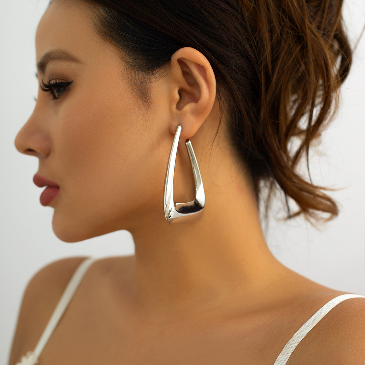 Exaggerated Large Water Drop Earrings