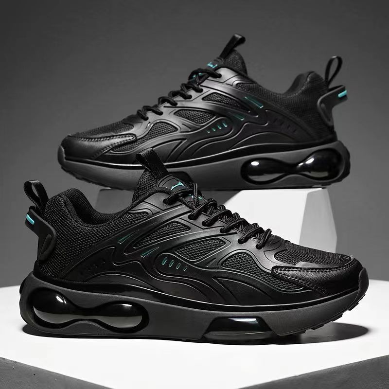 Chaussures de coussin de mode hommes en plein air léger respirant baskets chaussures de sport de course décontractées