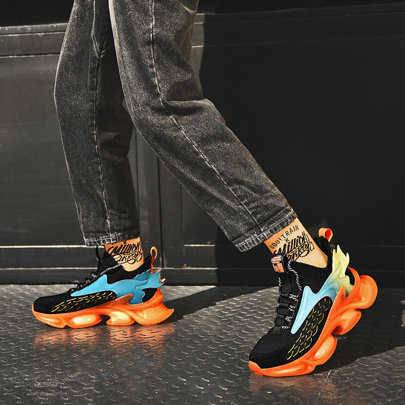 Zapatillas deportivas de malla de corte bajo y transpirables