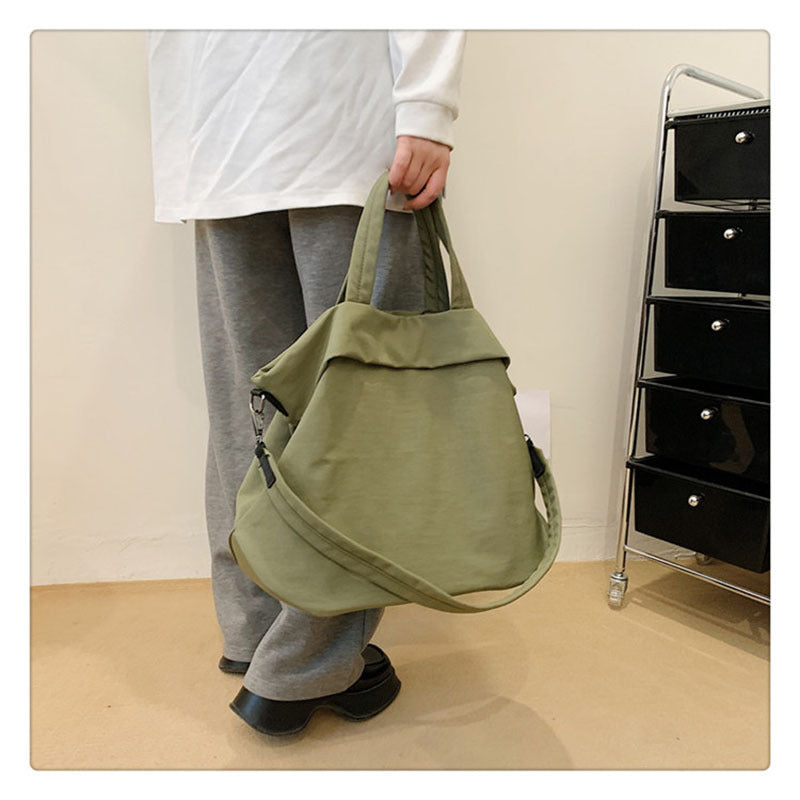 All-matching Fashion Special-interest Casual Large Capacity Student Class Work Commuter Messenger Bag