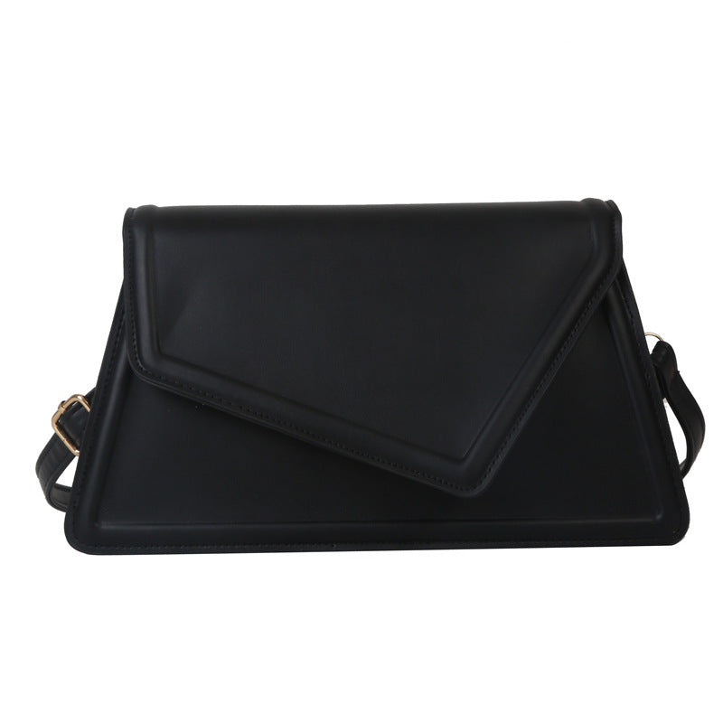 Sac messager à bandoulière Simple et texturé pour femmes, couleur unie, mode
