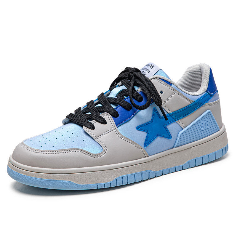 Zapatilla deportiva informal con degradado de caña baja para hombre