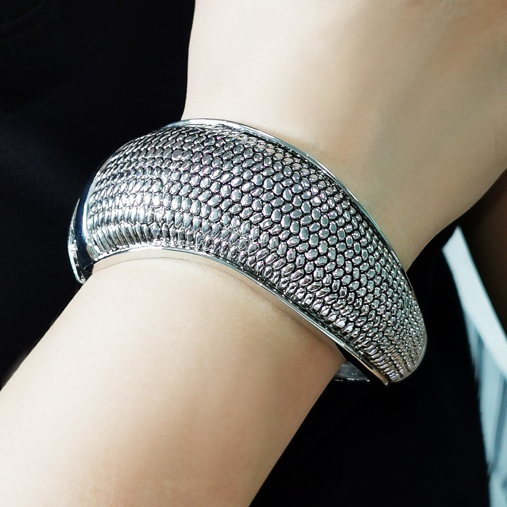 Pulsera personalizada artesanal ennegrecida de estilo retro para niños