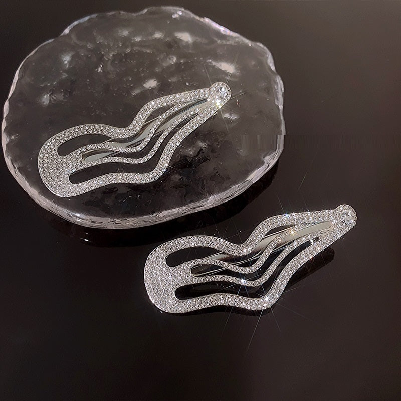 Líneas irregulares Bang Sweet Cool Clip lateral de diamante completo