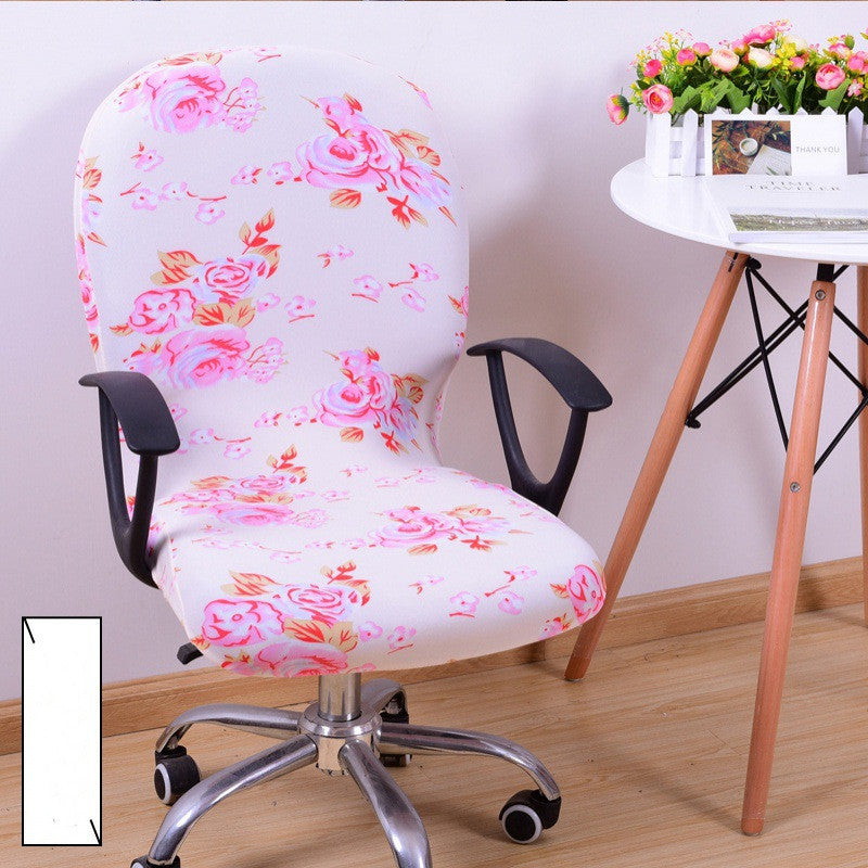 Housse de chaise d'ordinateur housse de chaise de bureau ensemble de chaise pivotante housse de chaise housse de chaise de levage rotative housse de chaise