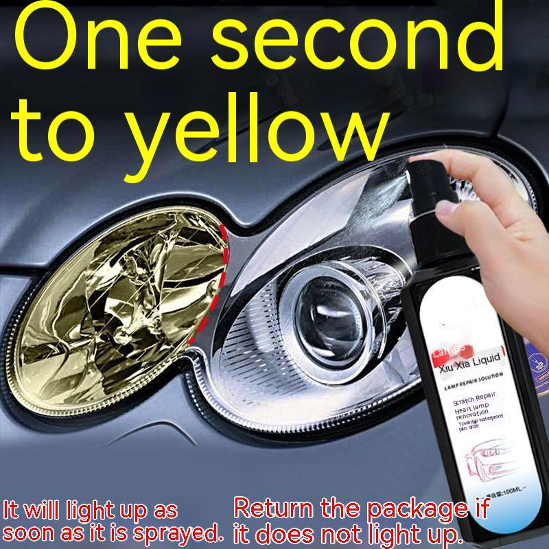 Líquido reparador de renovación de faros de coche