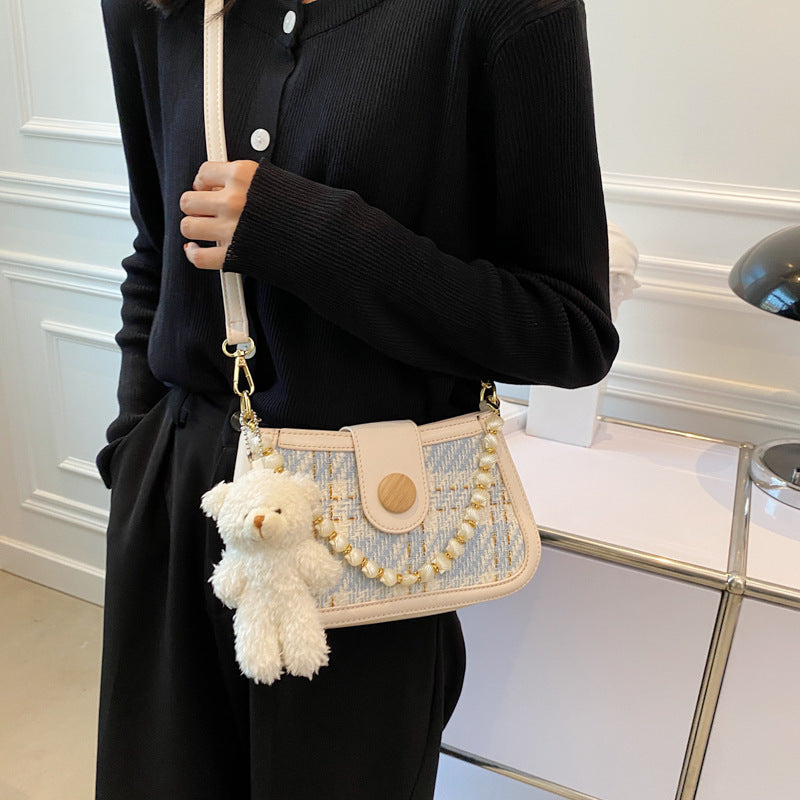 New Shoulder Bag Girls' Casual Messenger Bag Pendant