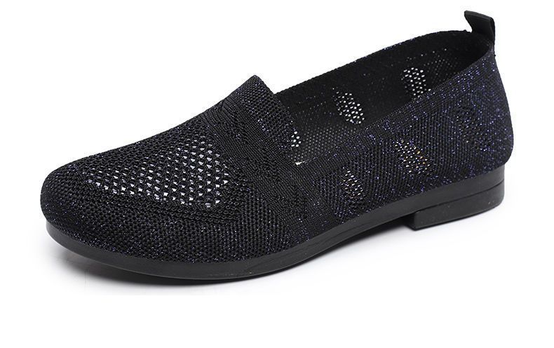 Chaussures en tissu ajouré en maille pour femmes à la mode
