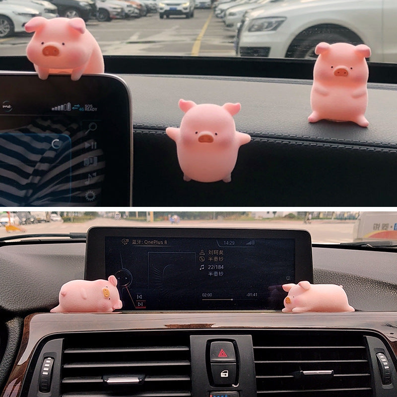 Accessoires de voiture de cochon de dessin animé mignon