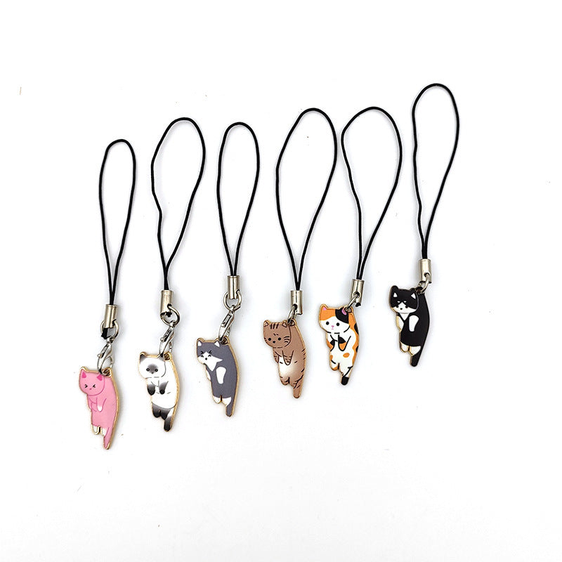 Bricolage doux mignon Kitty pendentif ornements de téléphone portable