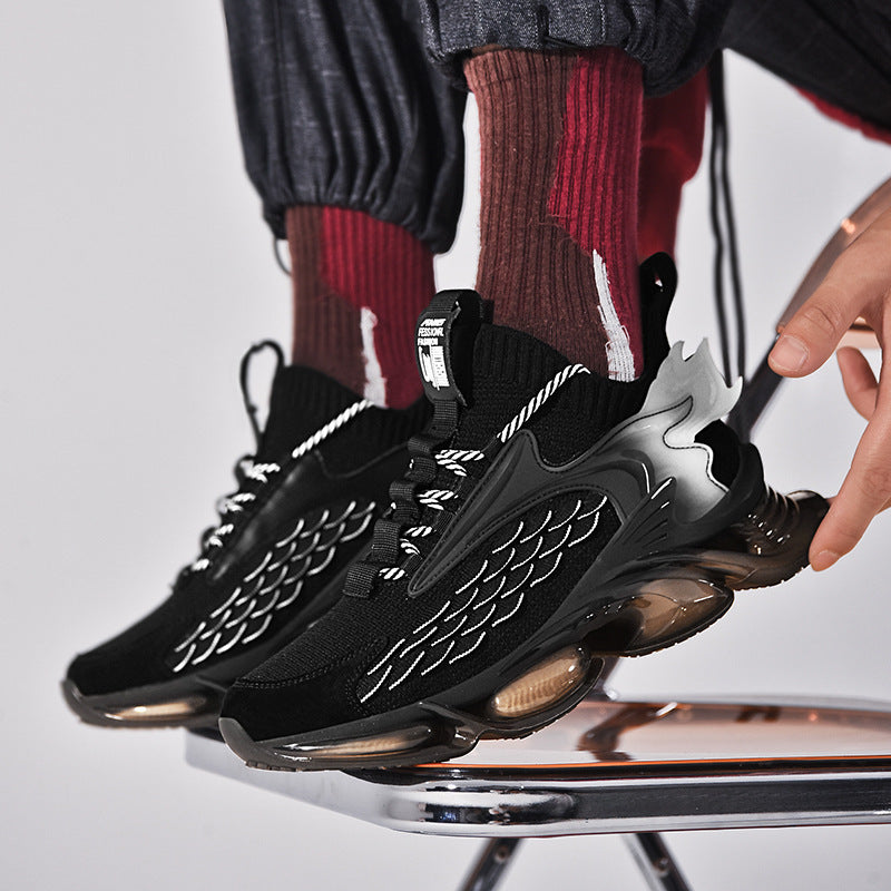 Zapatillas deportivas de malla de corte bajo y transpirables