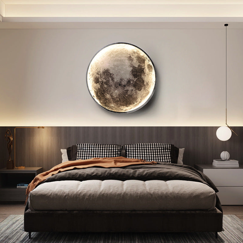 Lámpara de pared Moon Lámpara de noche para dormitorio moderna