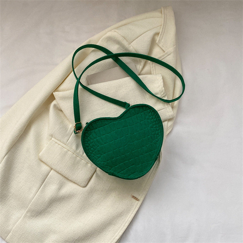 Bolso oblicuo simple y fresco Bolso de hombro de simplicidad popular
