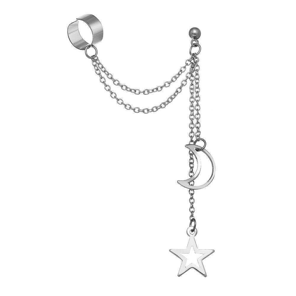 Ensemble créatif simple de cinq clips d'oreille non percés