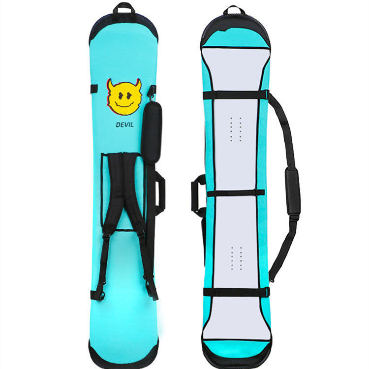 Mochila con bolsa para snowboard y esquí con piel de bola de masa de snowboard