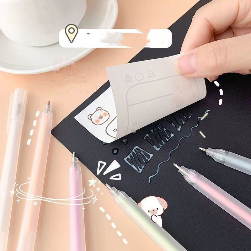 Pluma dispensadora de secado rápido de 20 segundos con tapa dispensadora de color macarrón