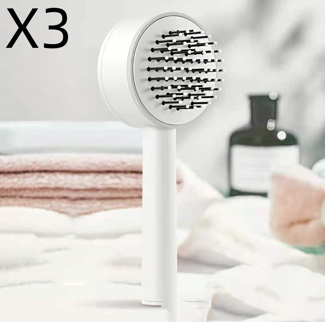 Cepillo de pelo con mango largo para masaje, esponjoso peinado, cojín de aire, peine portátil para peluquería, Airbag, cepillo para el pelo, peine con Airbag