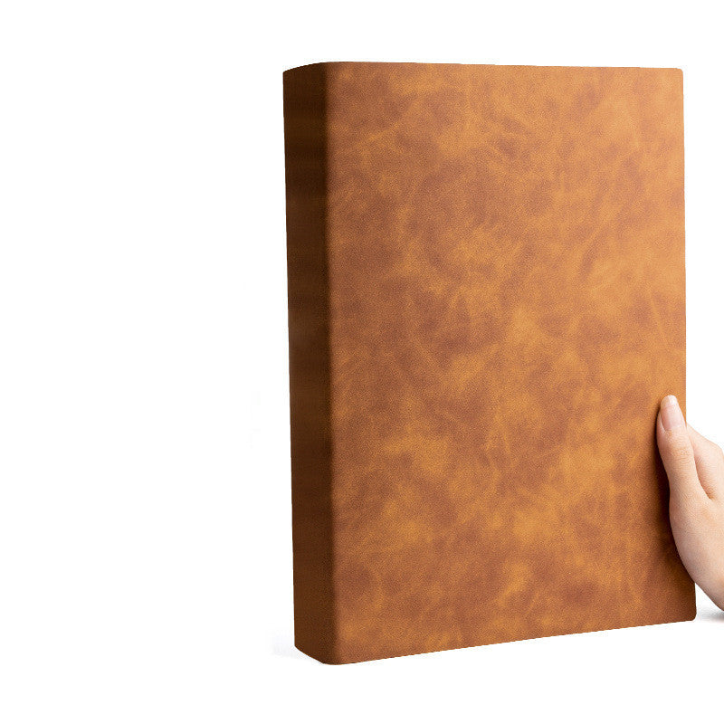 Notebook Thickened Notepad Soft Leather Blank