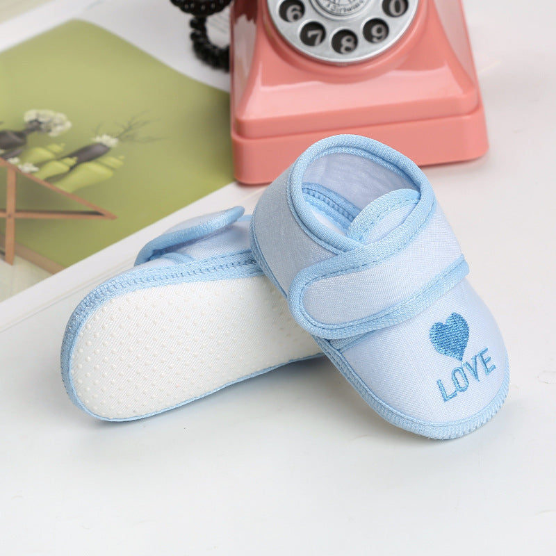 Printemps et automne bébé chaussure unique chaussures de marche antidérapantes à semelle souple pour bébé