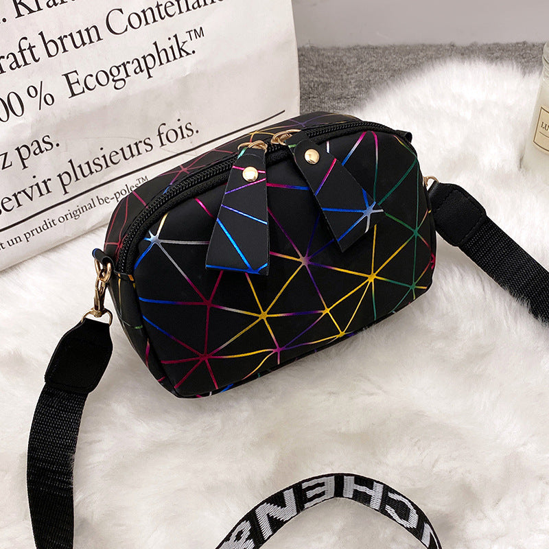 Printed Wide Shoulder Girl Cosmetic Bag