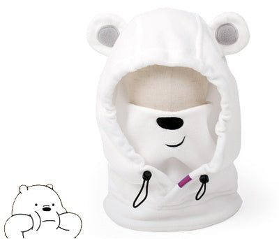 Casque de Protection de Ski, couvre-chef, ours brun, lapin, ours blanc, dessin animé