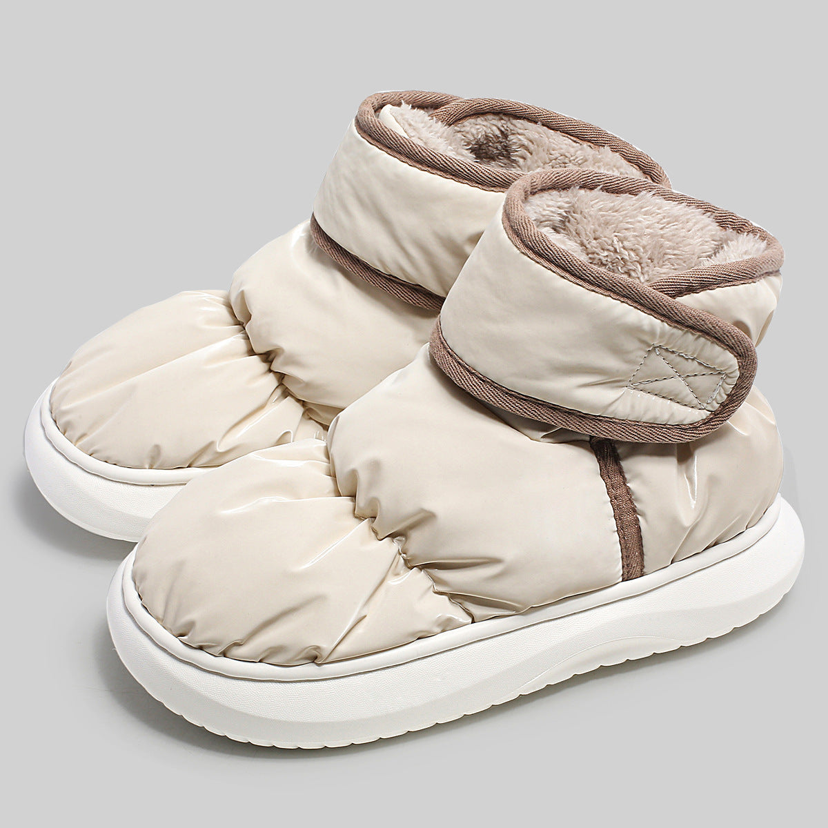 Chaussures d'intérieur en coton pour couples, hiver pour hommes