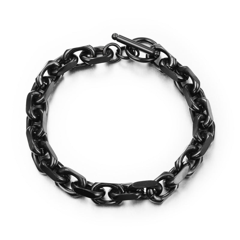 Personalized Fashion Accessories Titanium Steel Round Bracelet
