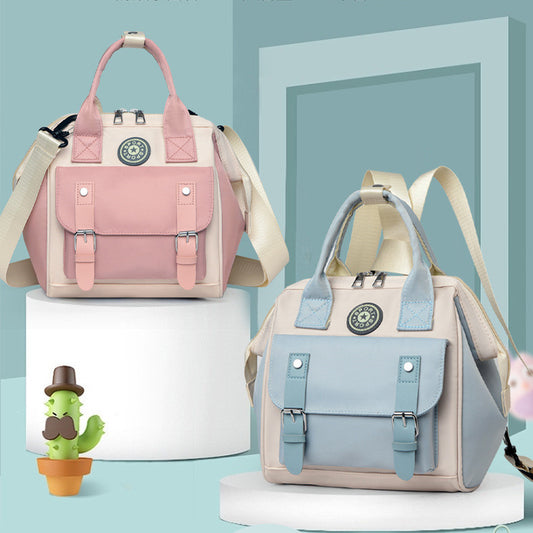 Women's Fashion Oxford Cloth Belt Multifunctional Cross-body Shoulders Backpack