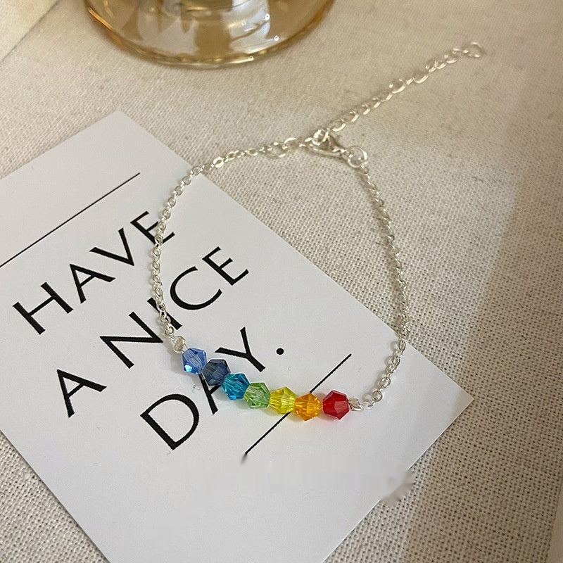 Pulsera de corazón de perlas de temperamento de moda para mujer