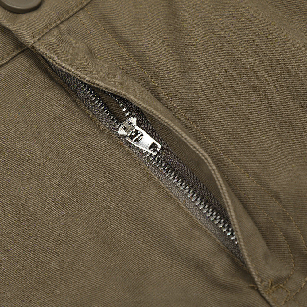 Solid Color Casual Working Pants Men's Loose