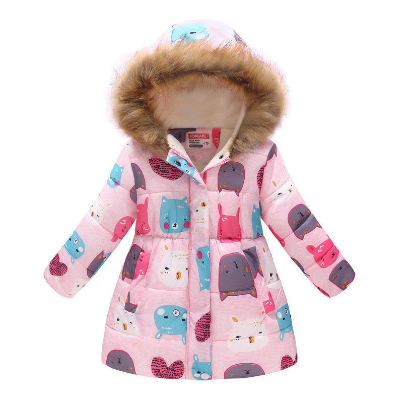 Vestes d'hiver pour enfants, manteau rembourré en coton