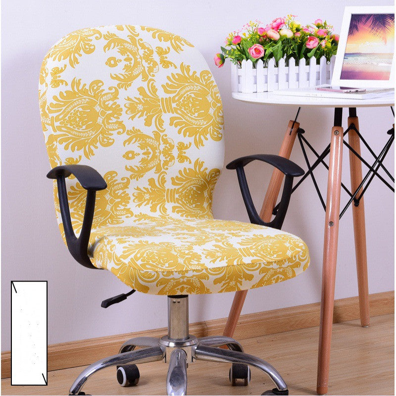 Housse de chaise d'ordinateur housse de chaise de bureau ensemble de chaise pivotante housse de chaise housse de chaise de levage rotative housse de chaise