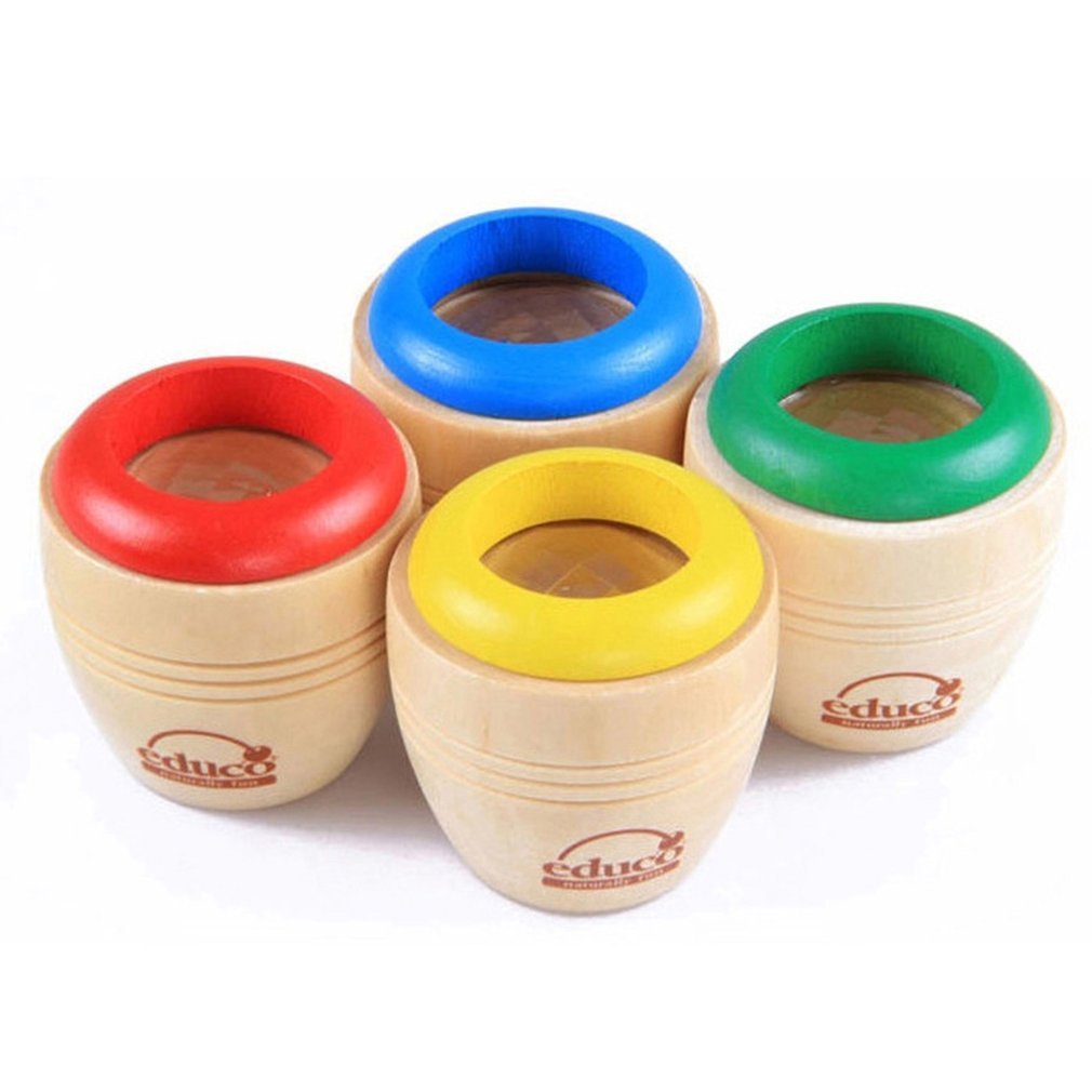 Kaléidoscope magique en bois, effet intéressant, Puzzle d'apprentissage éducatif, jouet pour bébés et enfants 