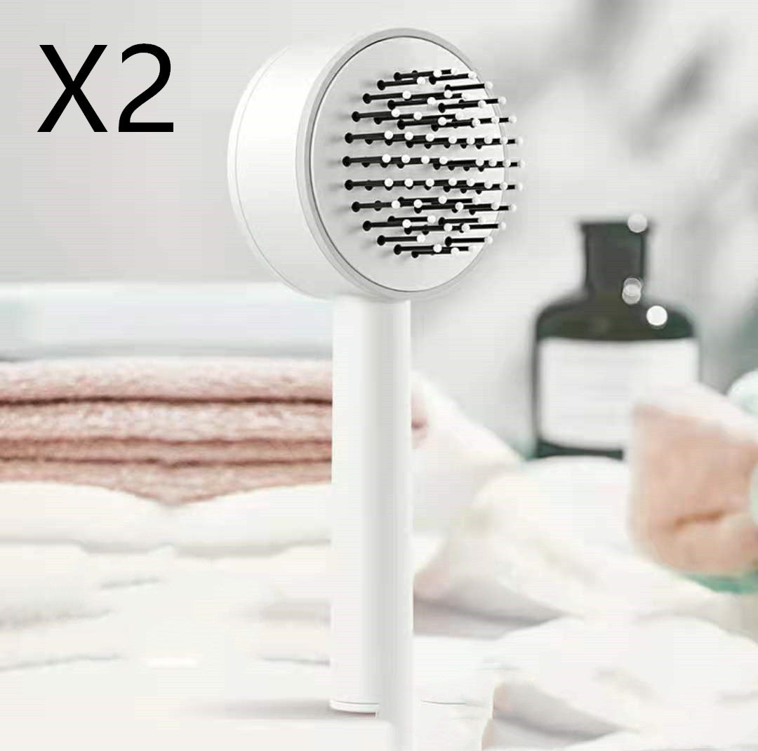 Cepillo de pelo con mango largo para masaje, esponjoso peinado, cojín de aire, peine portátil para peluquería, Airbag, cepillo para el pelo, peine con Airbag