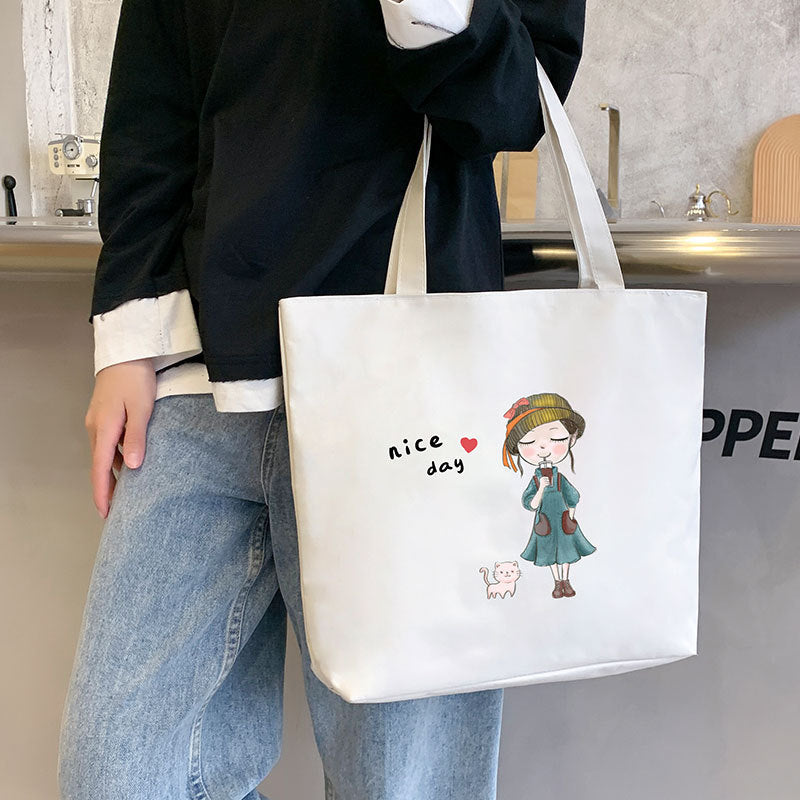 Sac en toile de grande capacité pour femmes