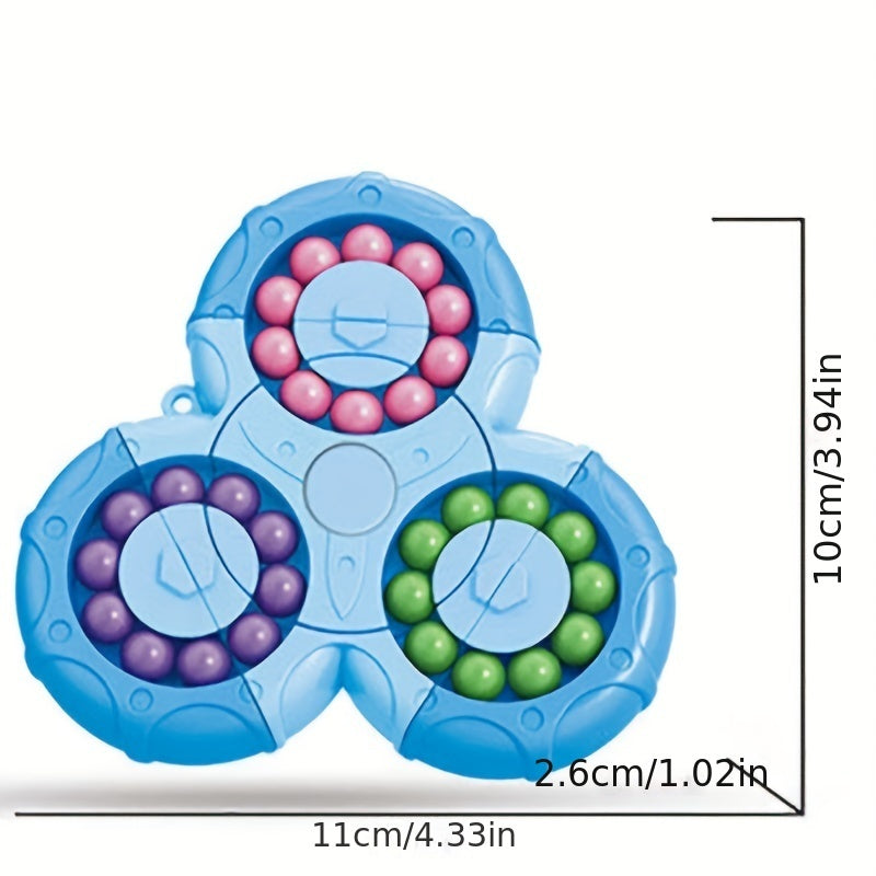Juguete de rompecabezas de frijol mágico, cubo giratorio de frijol mágico y juguetes giratorios 2 en 1, juego STEM de rompecabezas de bola mágica, regalo para niños, niñas, adolescentes y adultos para cumpleaños, Navidad, Año Nuevo