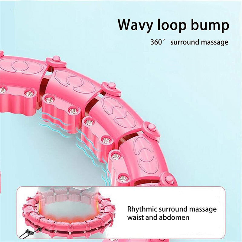 Noeuds personnalisés lestés Hoola Fitness Hoop Smart Hula taille mince perte de poids