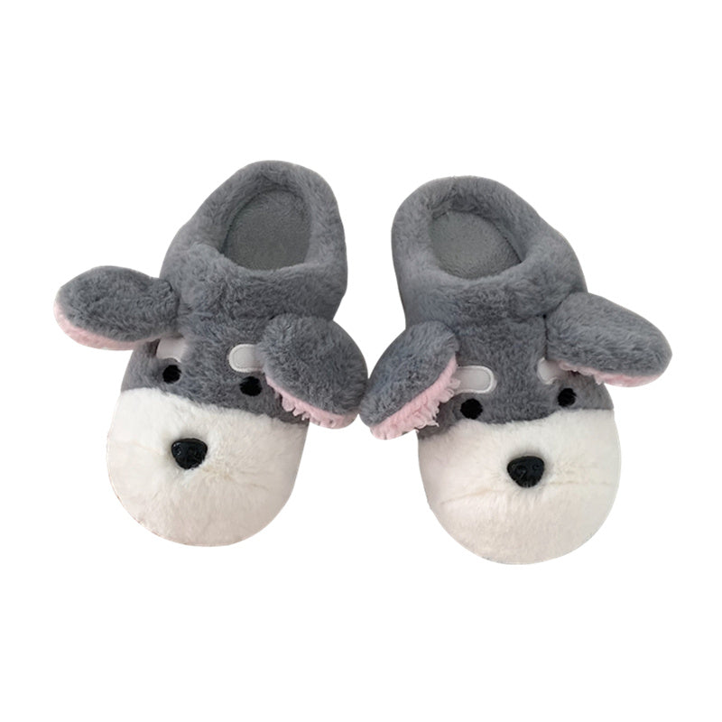 Pantoufles en coton antidérapantes à fond souple pour maison chaude et mignonne pour chien