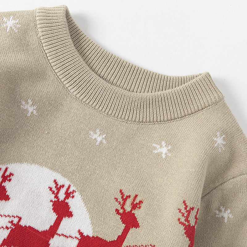 Jerseys navideños de viscosa y algodón para niños