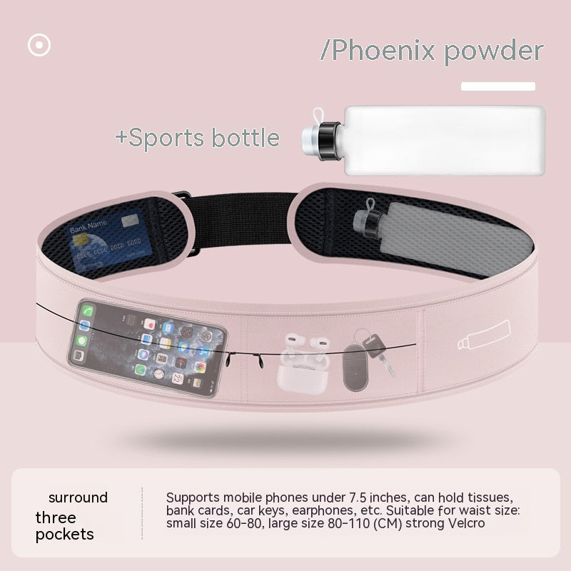 Bolso multifuncional invisible de la cintura del bolso del teléfono móvil que corre